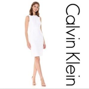 Calvin Klein white casual dress size 8 worn once!